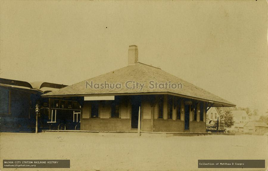 Postcard: Center Barnstead station